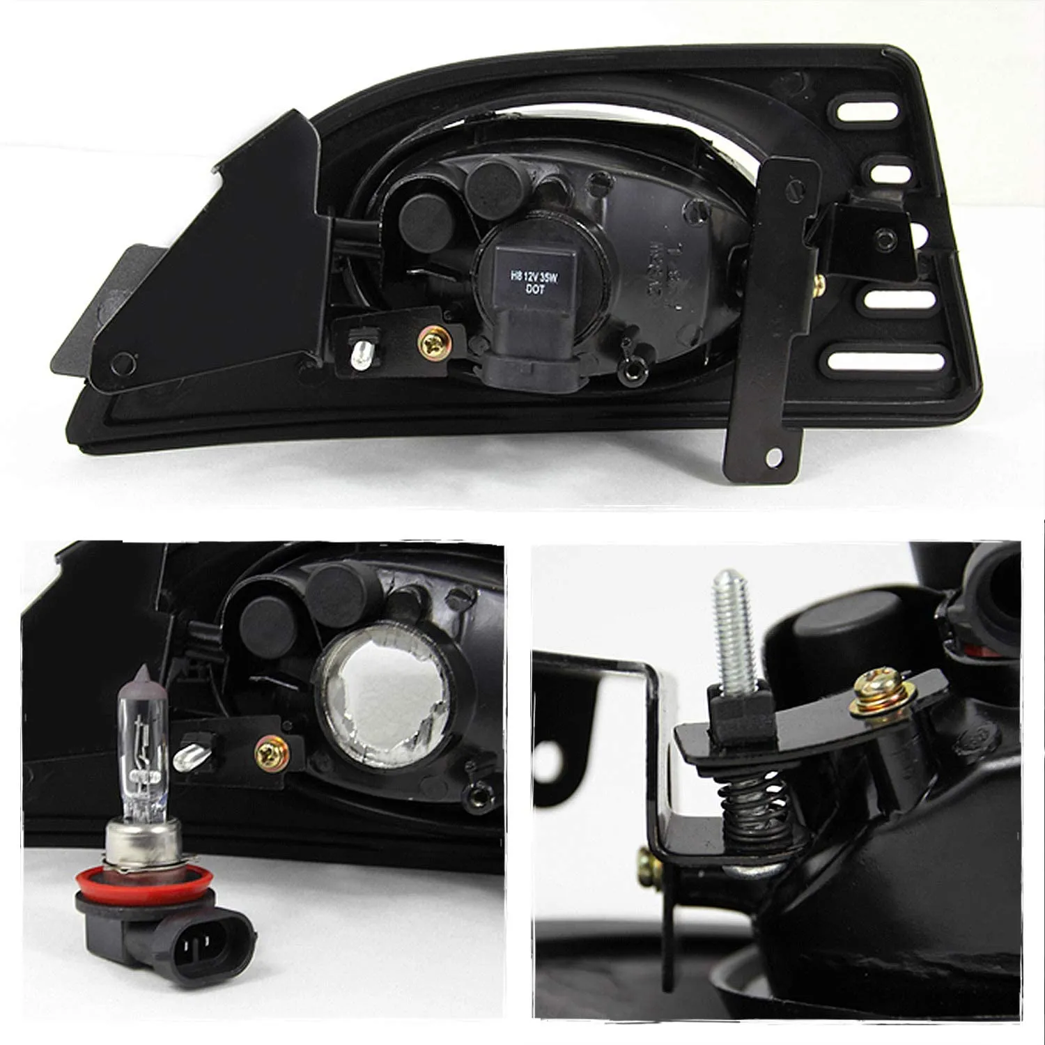 05-06 RSX Fog Lights - Yellow Len (Includes Switch & Wiring Harness)