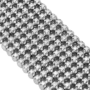 14K White Solid Gold Mens Diamond Bracelet 10.50 Ctw