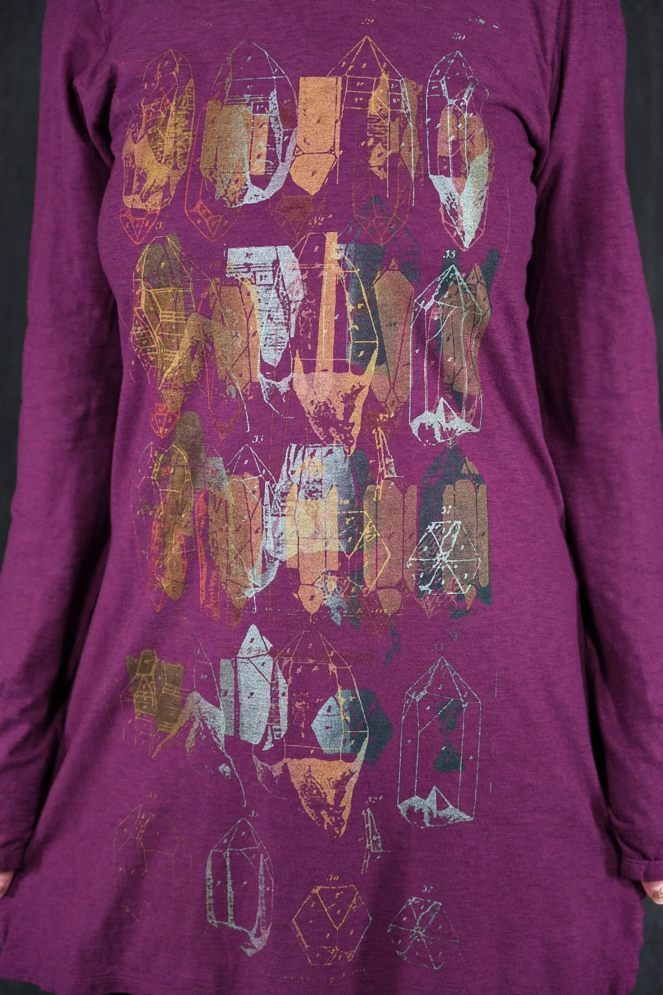 1600 Simple Tee Tyrian