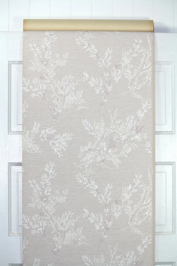 1960s Botanical Vintage Wallpaper
