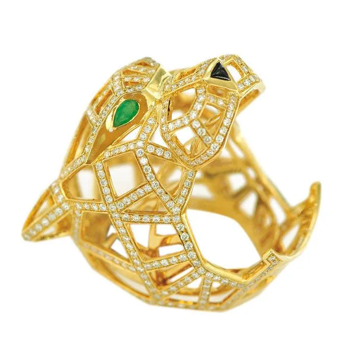 1JDR1206171 - DIAMOND PANTHER RING