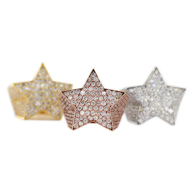1JDR23.3 - CUSTOM DIAMOND STAR RING