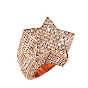 1JDR23.3 - CUSTOM DIAMOND STAR RING