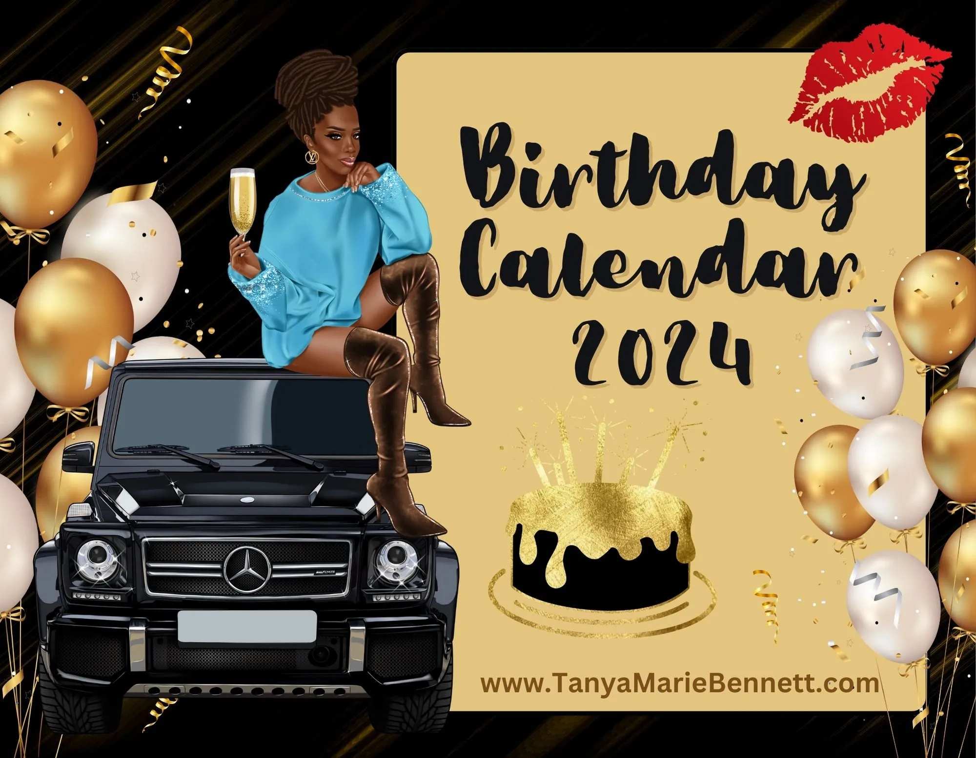 2025 Calendar, Birthday Calendar Printable Planner, Editable Calendar 2025 Printable Calendar Digital Planner Digital Download Birthday Gift
