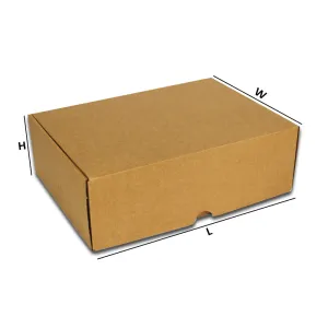220x160x100mm (50pcs) - Brown Die-Cut Boxes