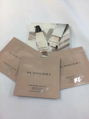 (3) Burberry Fresh Glow Nude Radiance 01 Luminous Fluid Base Highlight Sample