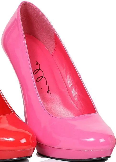 5" Heel Simple Wide Width Pump (ES521-FEMME-W Final Sale)
