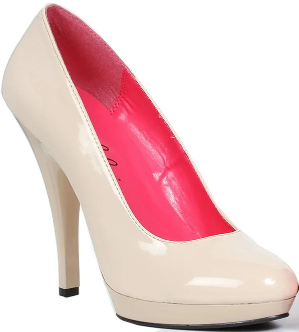 5" Heel Simple Wide Width Pump (ES521-FEMME-W Final Sale)