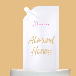 8oz. Botanical Body Oil Refillable Pouch- Almond Honey