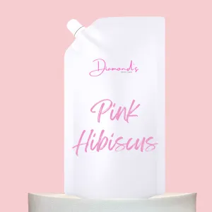 8oz. Botanical Body Oil Refillable Pouch- Pink Hibiscus