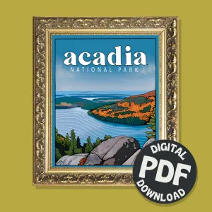Acadia Digital Print