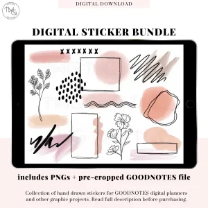 Aesthetic Collage Elements - Digital Planner Sticker Bundle