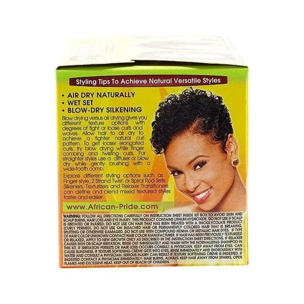 African Pride Shea Butter Miracle Moisture Intense Texture Softening Elongating System