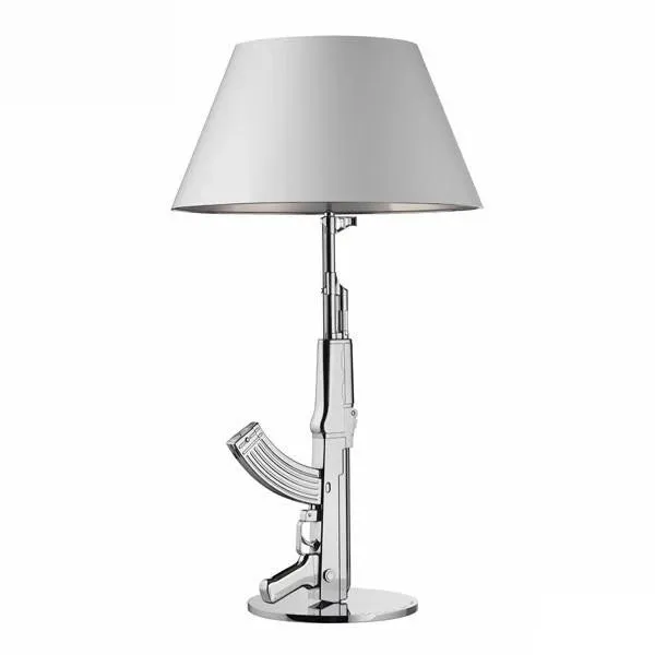 AK47 Table Lamp - Silver or Gold
