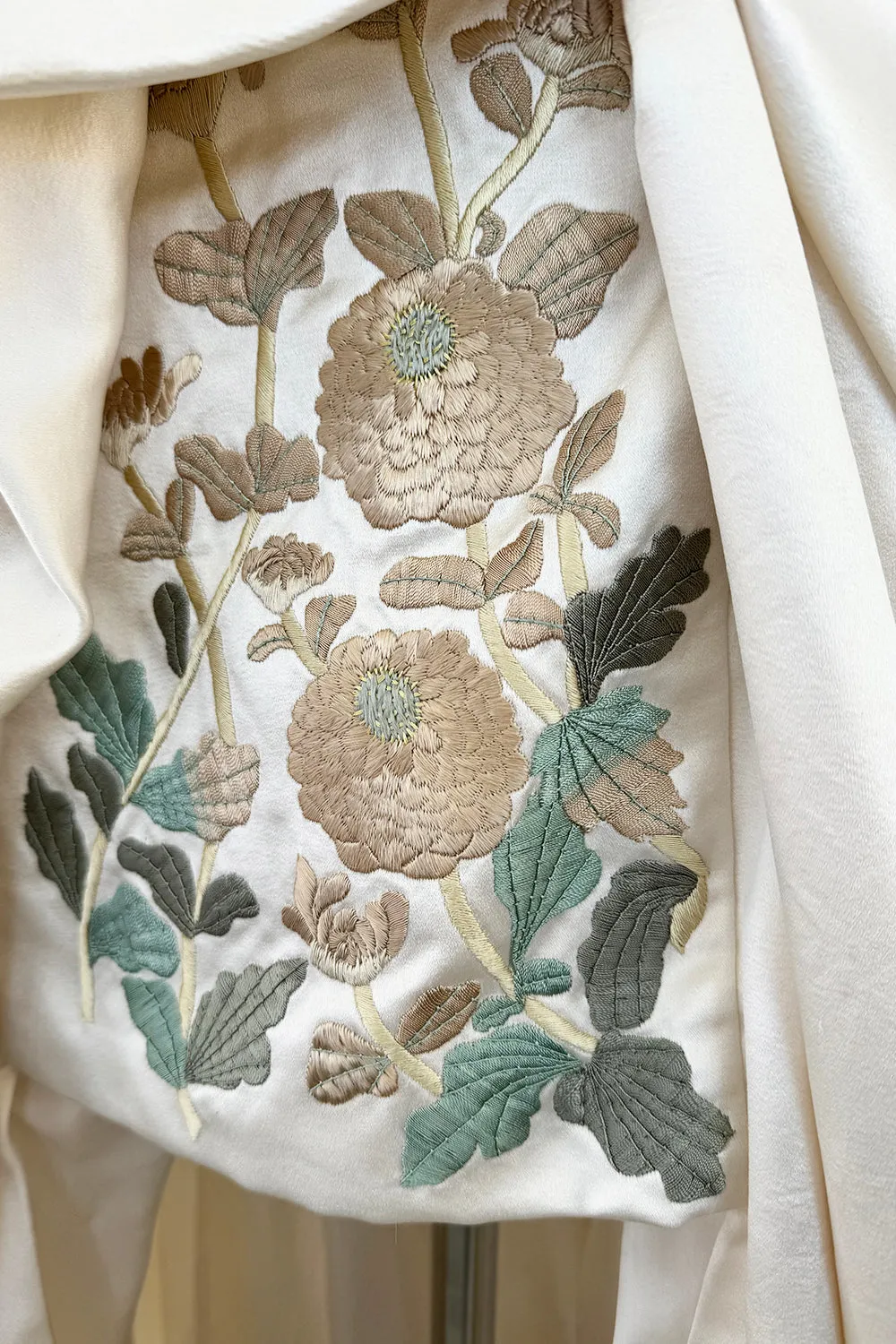 Alexander McQueen 2011 by Sarah Burton Strapless Ivory with Embroidered Flowers
