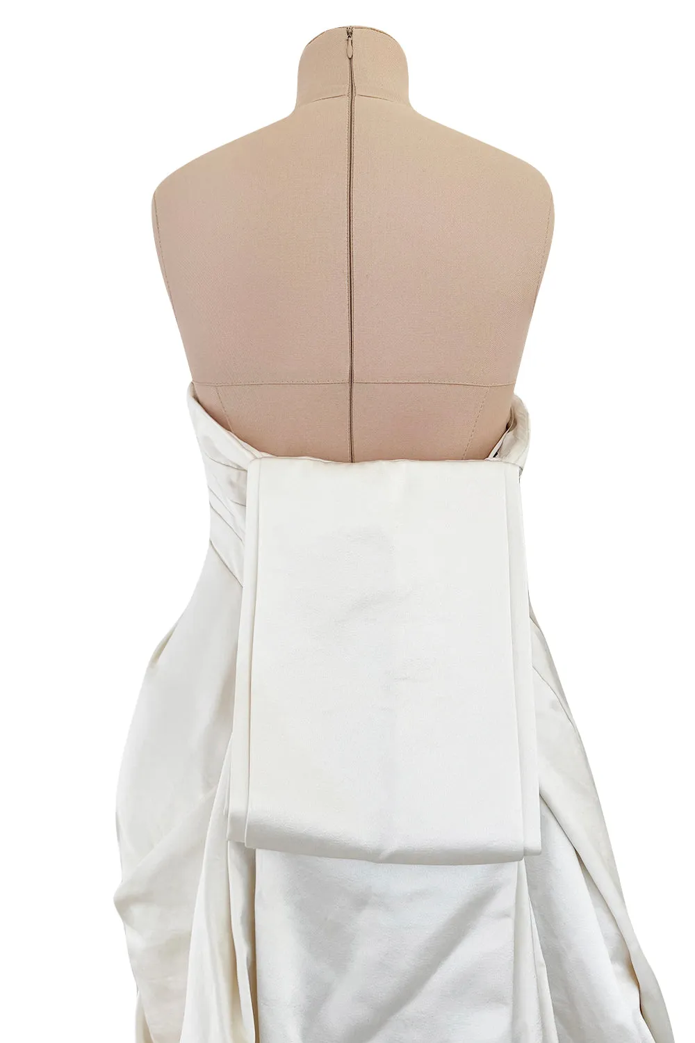 Alexander McQueen 2011 by Sarah Burton Strapless Ivory with Embroidered Flowers
