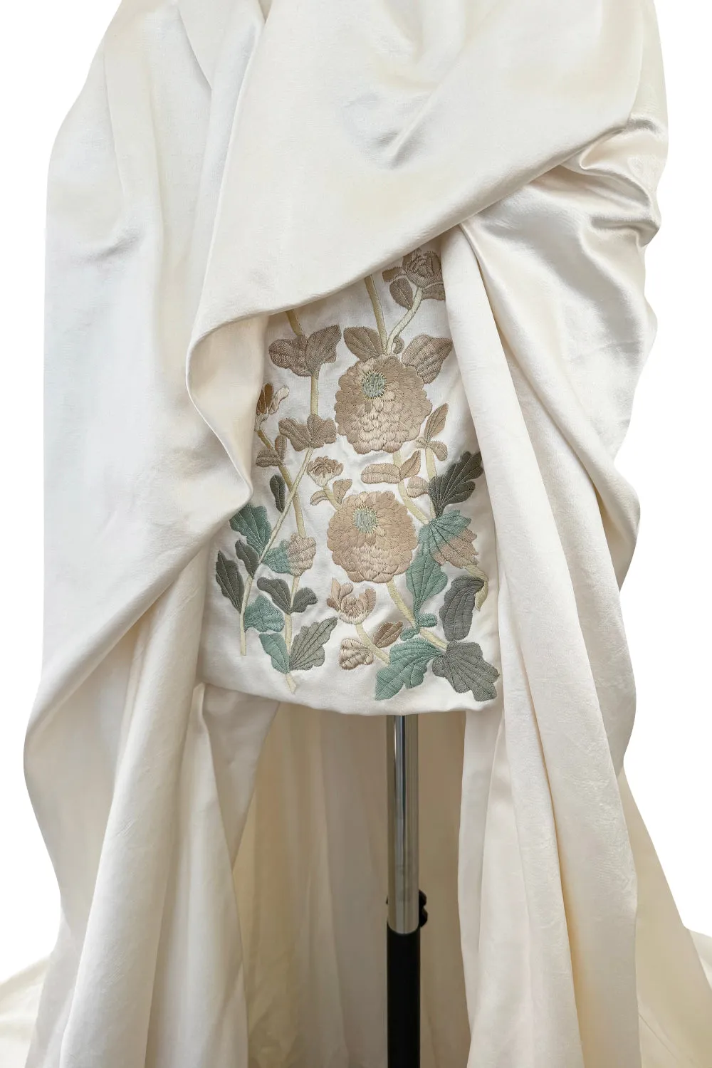 Alexander McQueen 2011 by Sarah Burton Strapless Ivory with Embroidered Flowers
