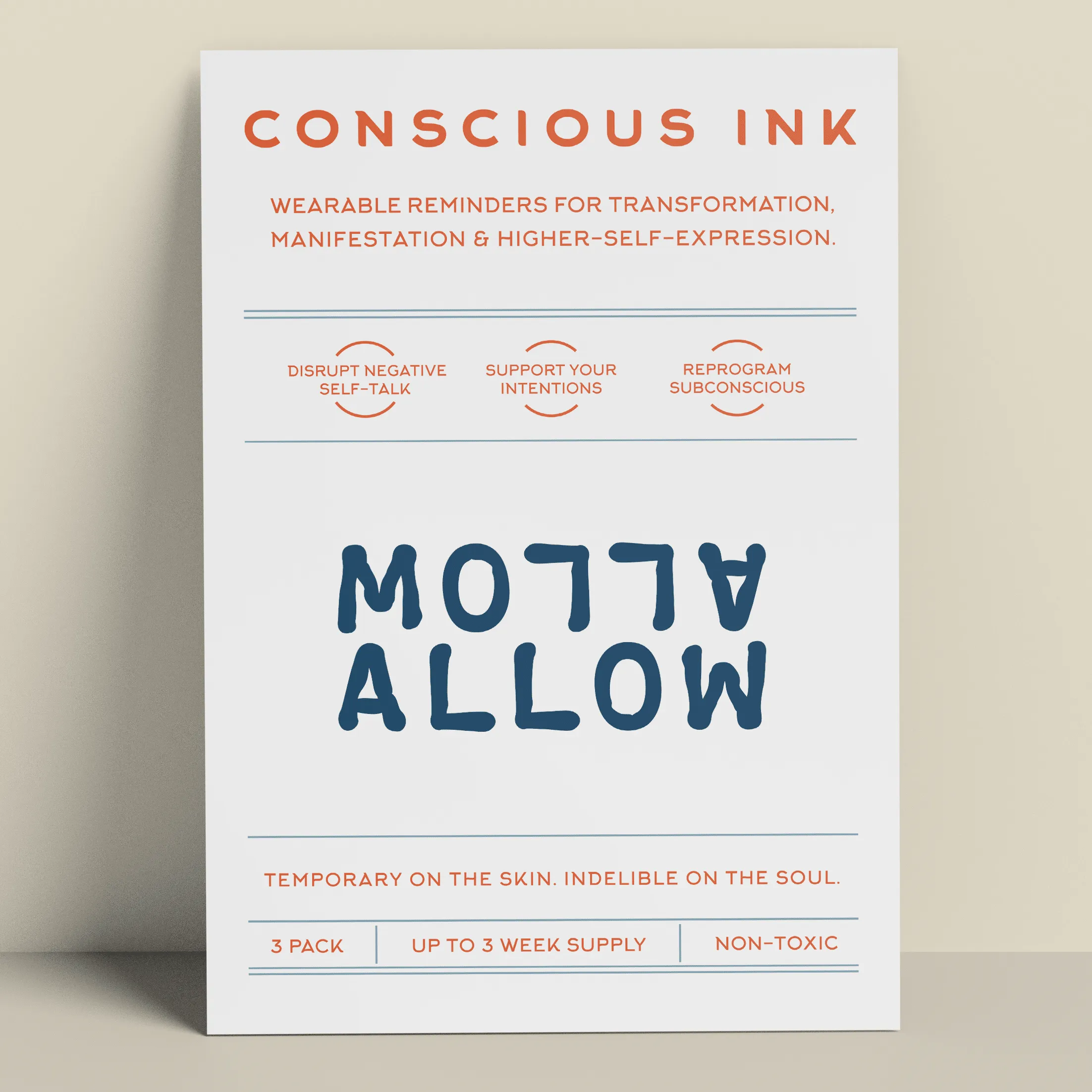Allow Allow Manifestation Tattoo
