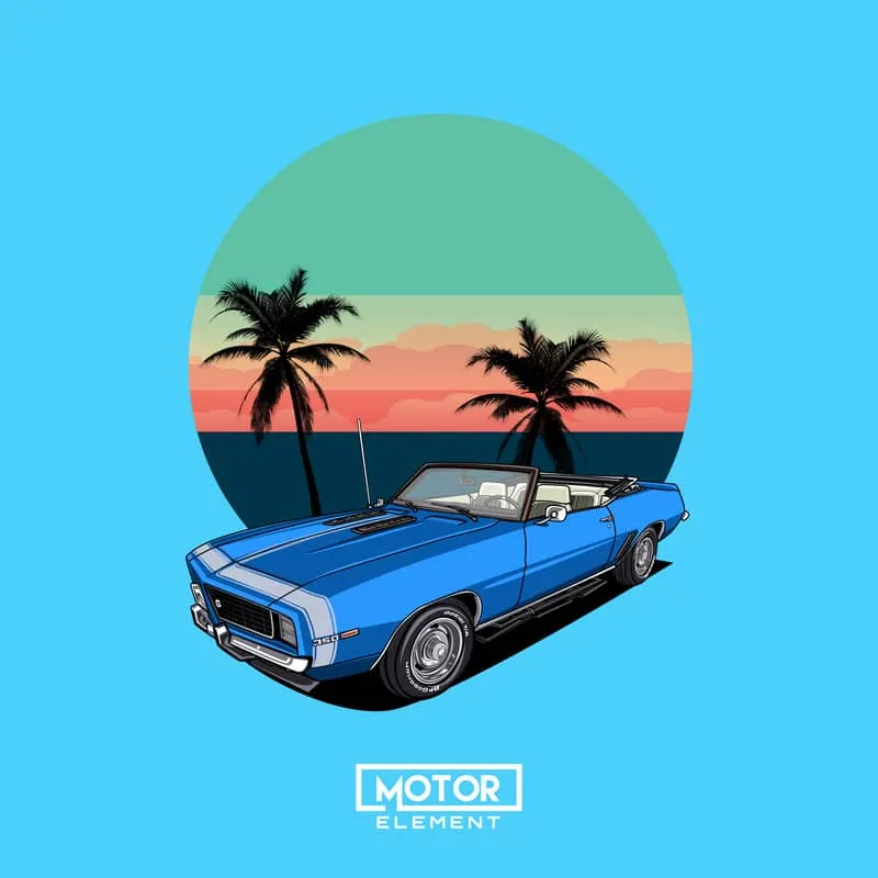 American Cars | Custom Digital Drawing