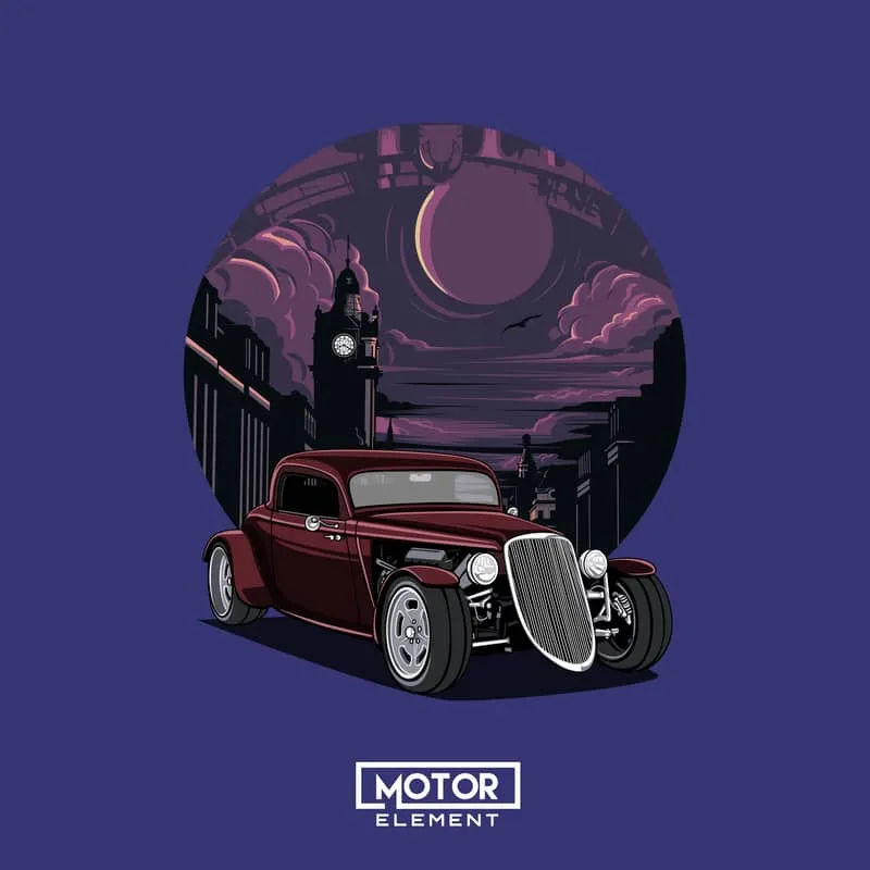 American Cars | Custom Digital Drawing