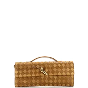 Andiamo Top Handle Clutch Intrecciato Nappa Long