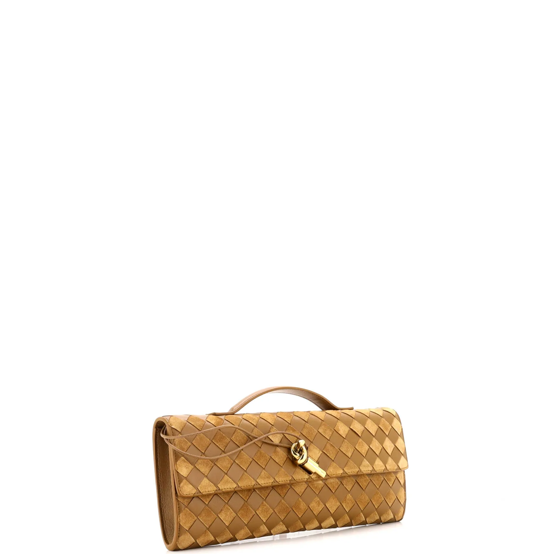 Andiamo Top Handle Clutch Intrecciato Nappa Long