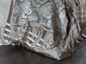 Angie Queen Duvet / Champagne Velvet / Ivory Velvet 96X98 (No Insert)