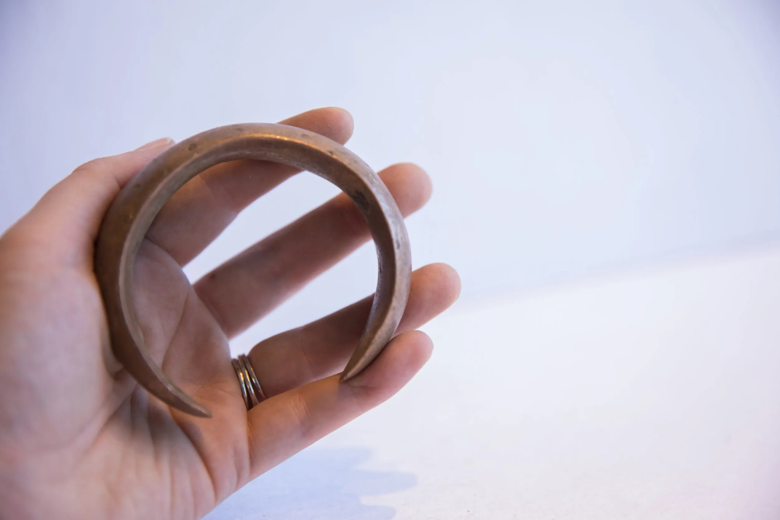 Antique African Simple Cuff Bracelet