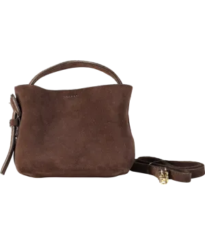 Arket Brown Suede Crossbody Bag