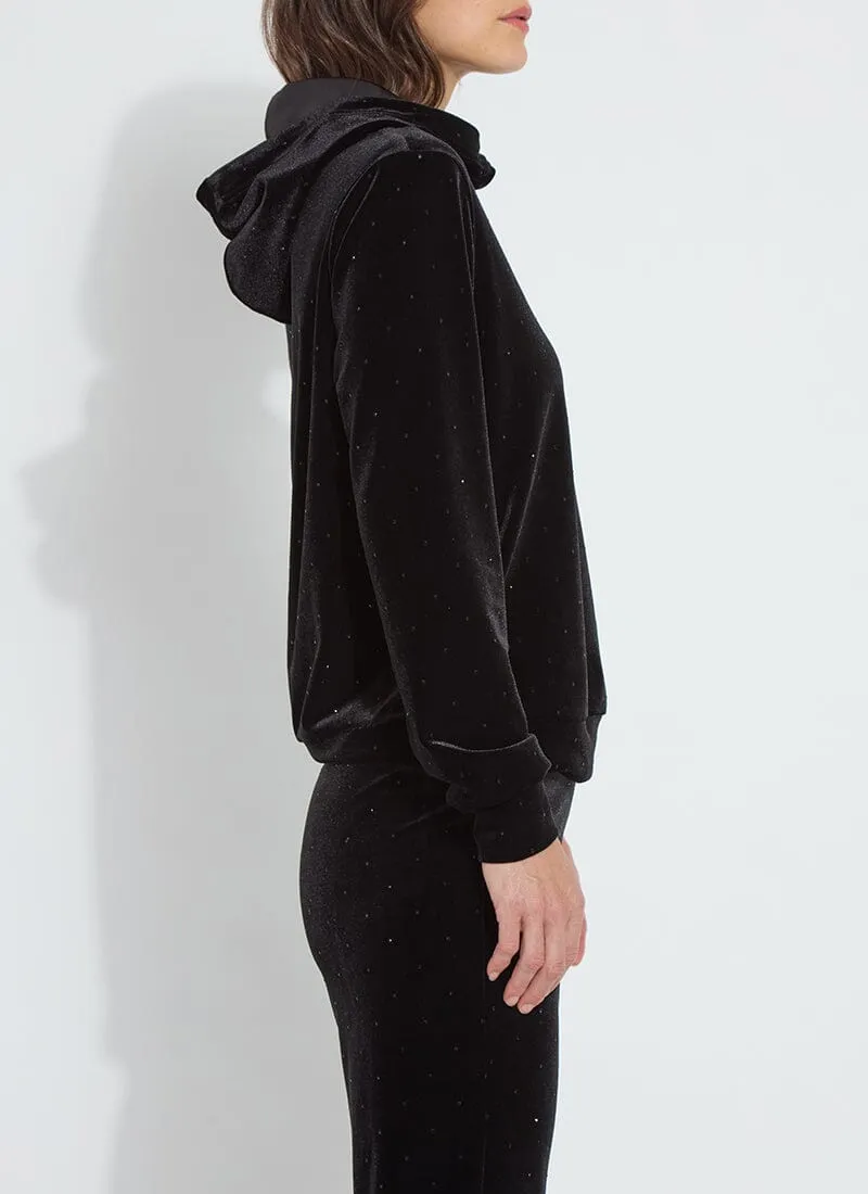 Arlette Crystal St Velvet Sweatshirt