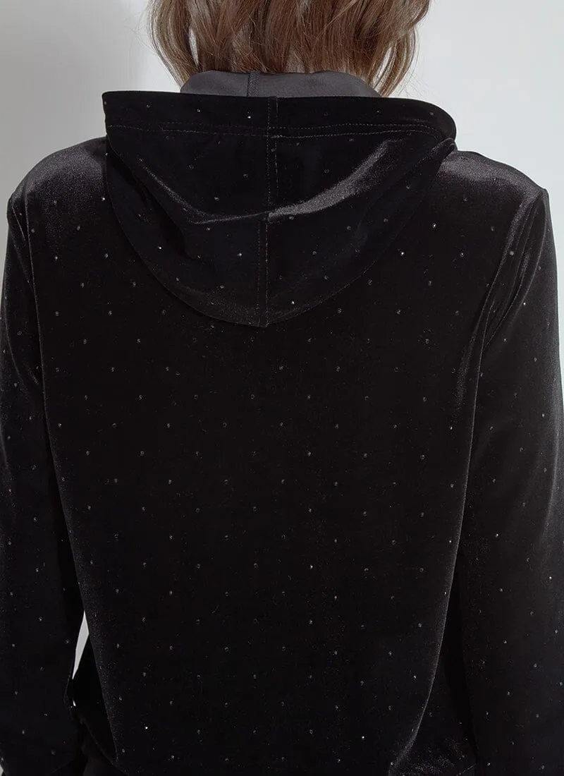 Arlette Crystal St Velvet Sweatshirt