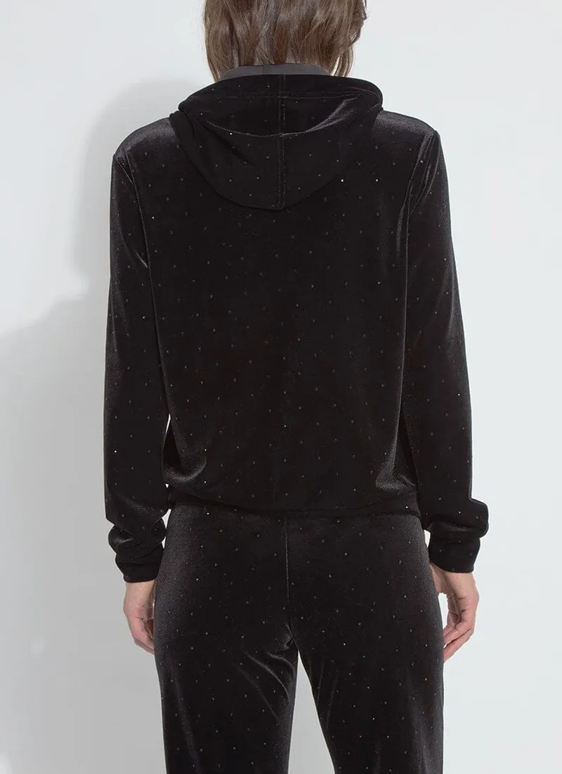 Arlette Crystal St Velvet Sweatshirt