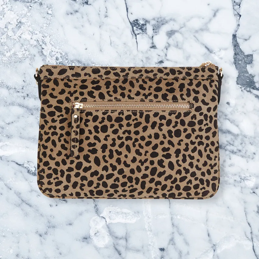 Arlington Milne Coco Clutch, Spot Suede