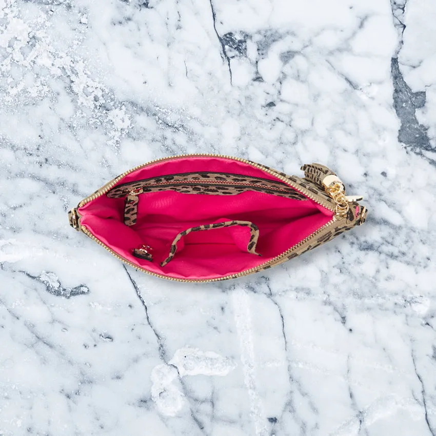 Arlington Milne Coco Clutch, Spot Suede