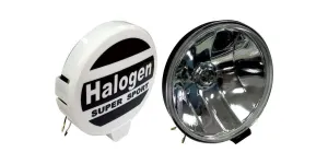 Autogear Round Spot Lights -  Smoked Lens With Covers