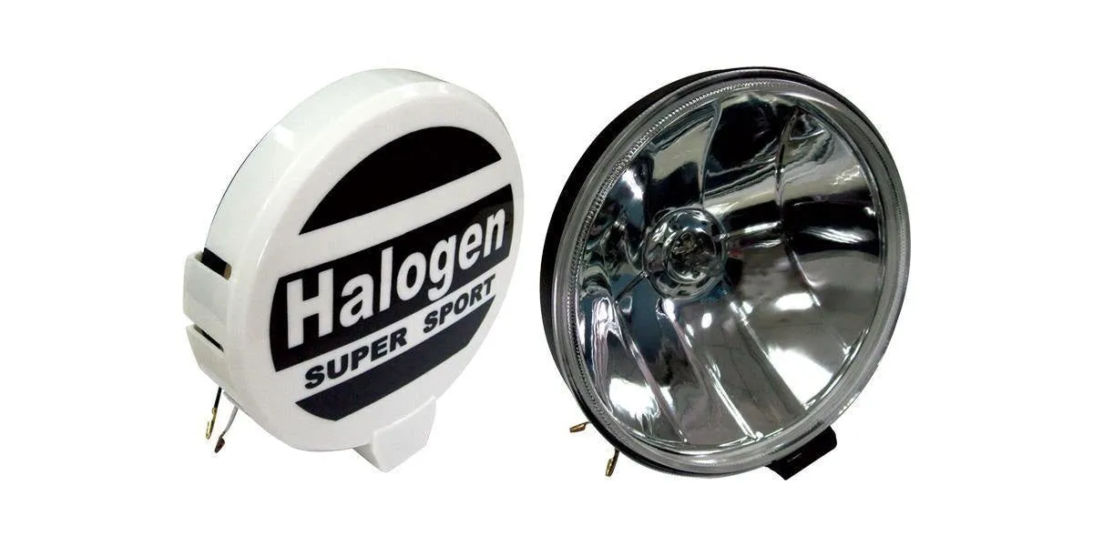 Autogear Round Spot Lights -  Smoked Lens With Covers