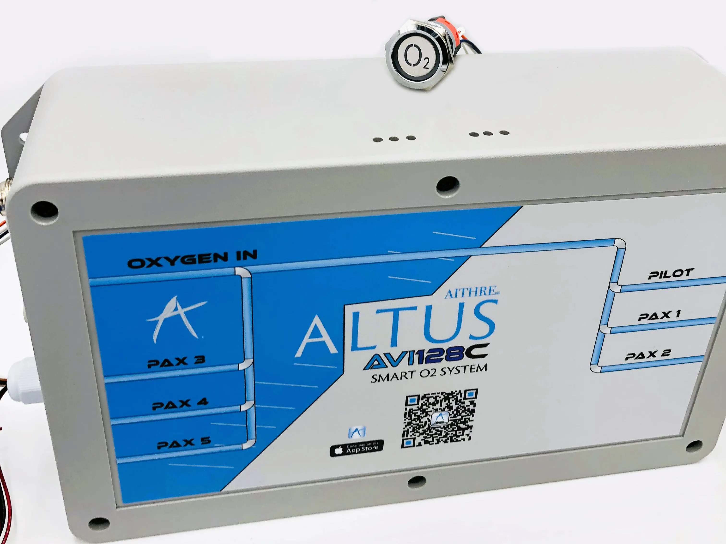 AVI128C 6-Place Oxygen System for Certified Aircraft