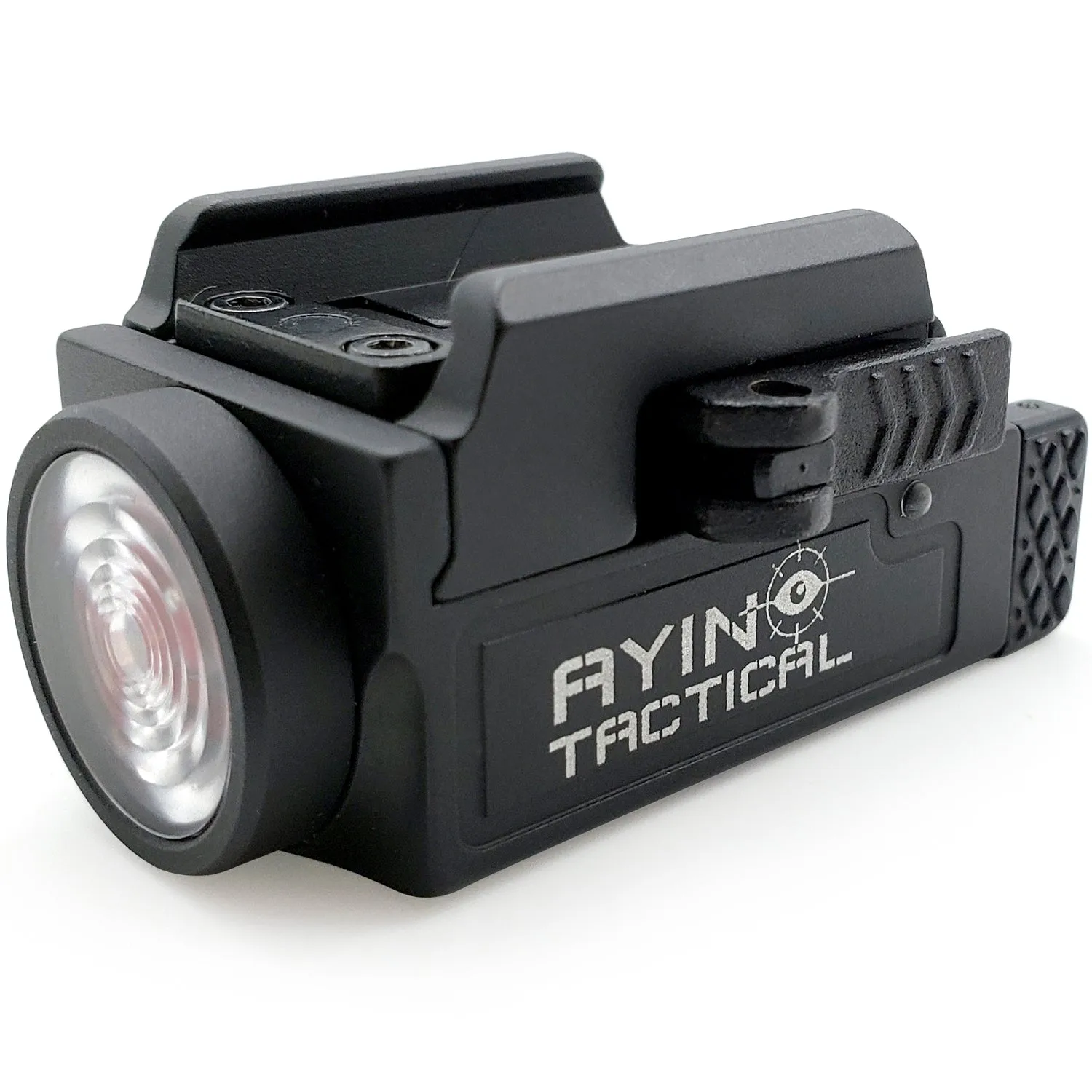 AYIN Tactical Pistol Light, 800 Lumens, Quick Disconnect, USB Rechargeable Tactical Rail Mounted Flashlight, Mounting Hardware, Battery and Charger Included