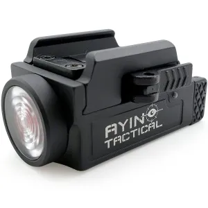 AYIN Tactical Pistol Light, 800 Lumens, Quick Disconnect, USB Rechargeable Tactical Rail Mounted Flashlight, Mounting Hardware, Battery and Charger Included