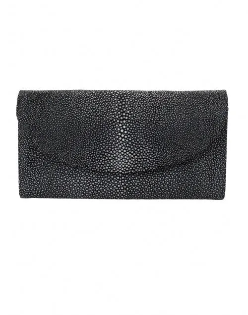 Baby Grande Black Stingray Clutch