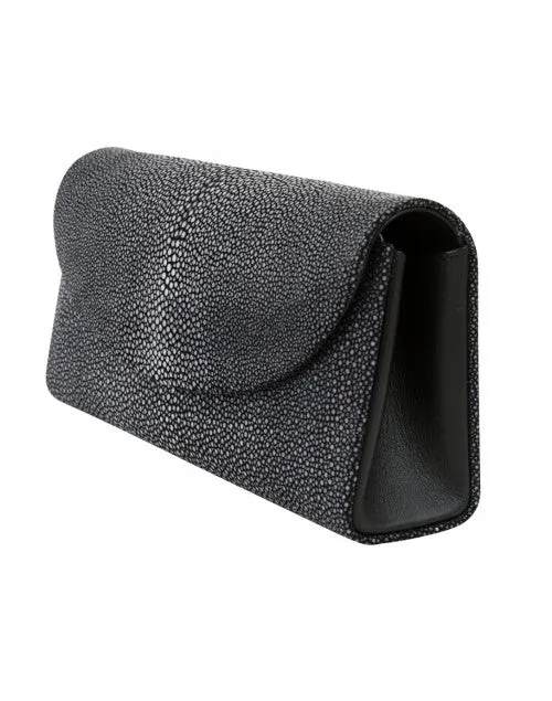 Baby Grande Black Stingray Clutch