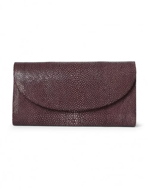 Baby Grande Merlot Stingray Clutch