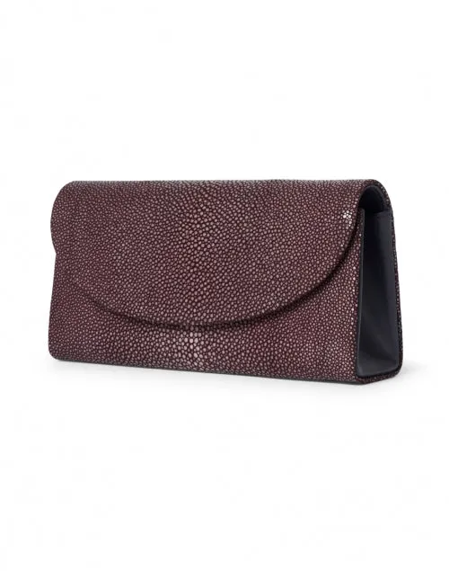 Baby Grande Merlot Stingray Clutch