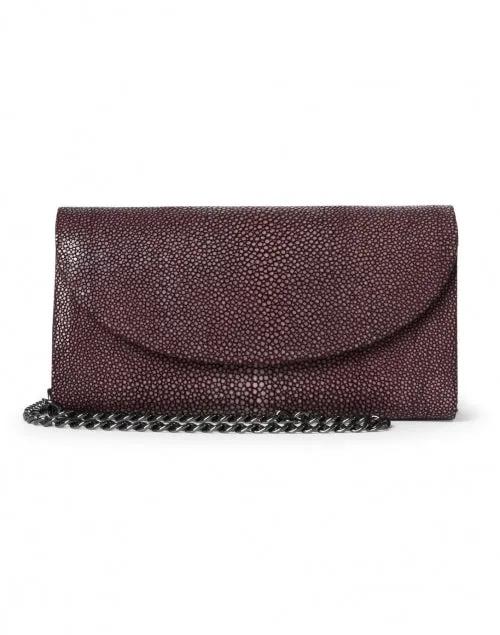Baby Grande Merlot Stingray Clutch