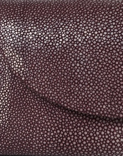 Baby Grande Merlot Stingray Clutch