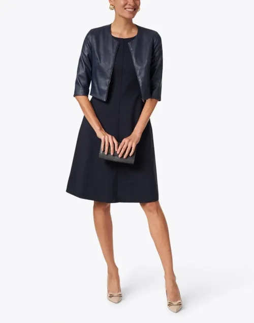 Baby Grande Navy Stingray Clutch
