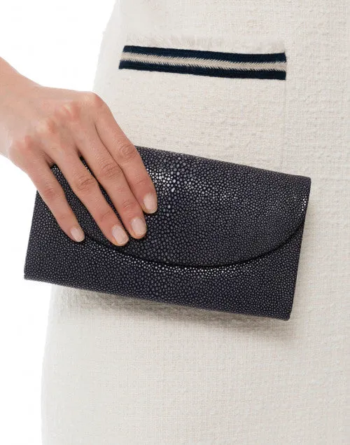 Baby Grande Navy Stingray Clutch