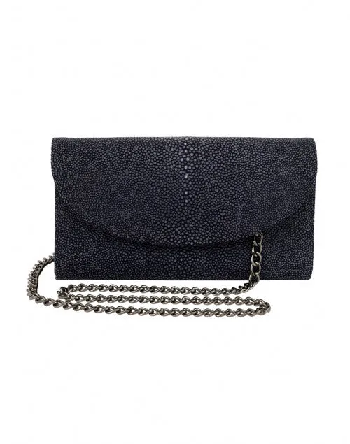 Baby Grande Navy Stingray Clutch