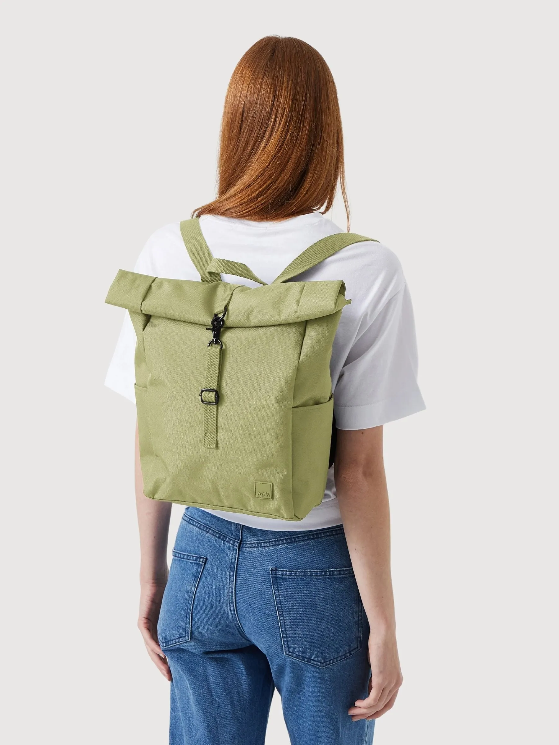 Backpack Roll Mini Light Green Unisex | Lefrik