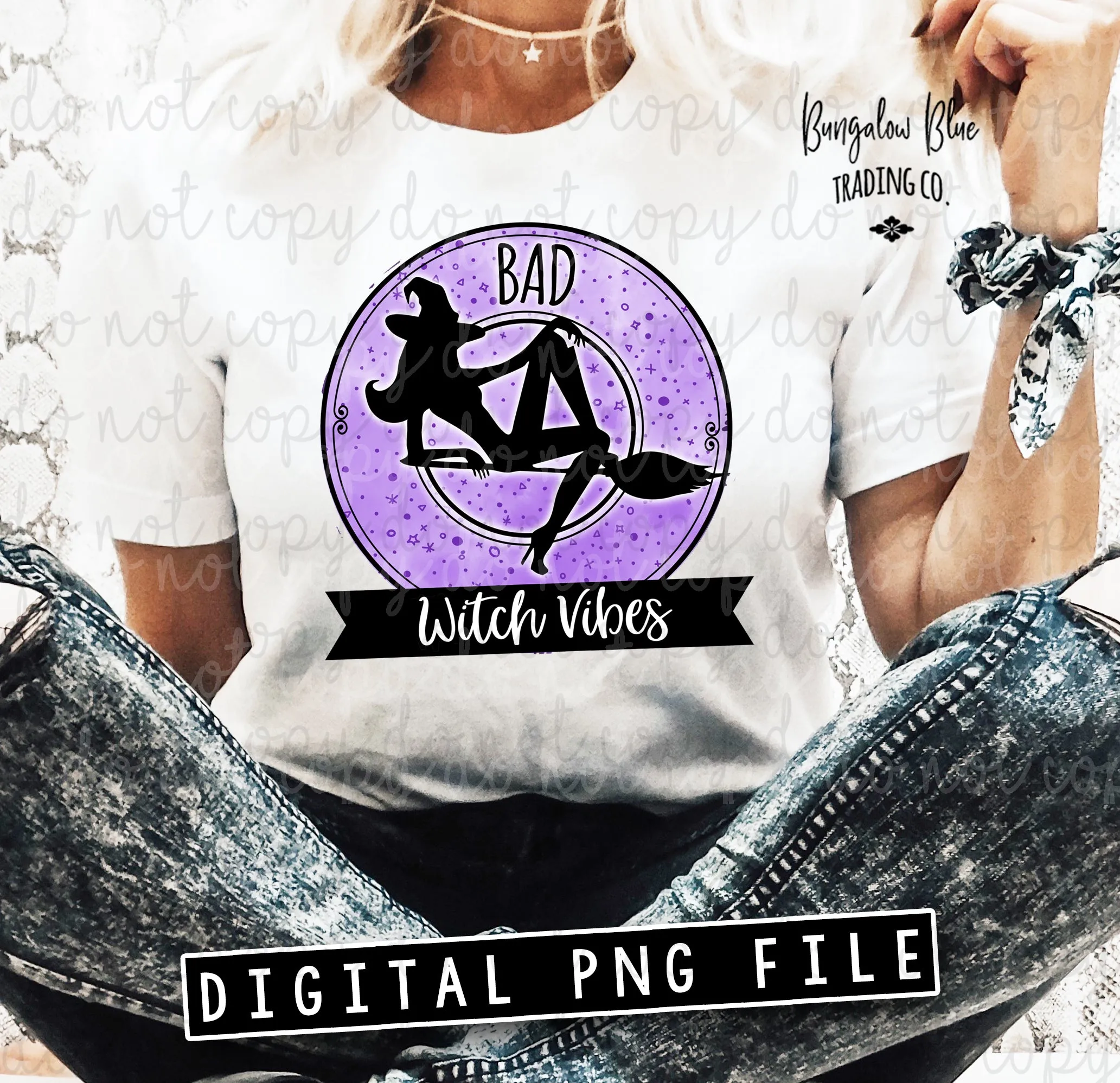 Bad Witch Vibes Halloween Digital Download